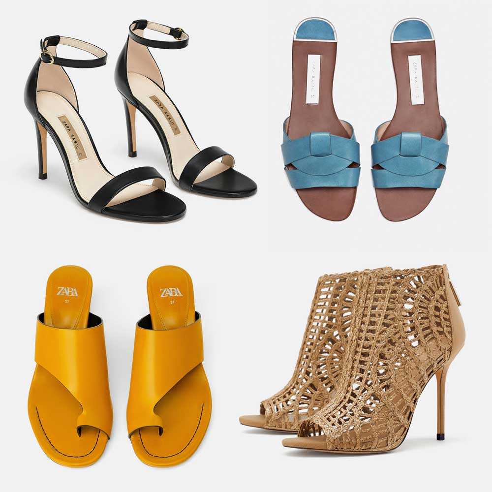 Colección de zapatos Primavera Verano 2019 de Zara -